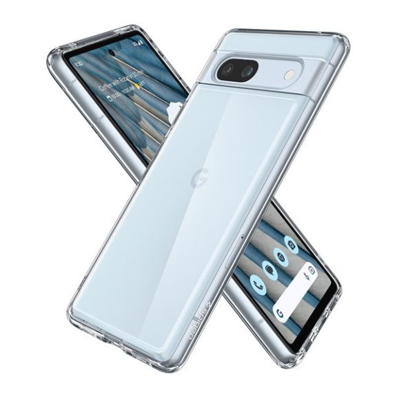 Spigen Ultra Hybrid Google Pixel 7a tok, Crystal Clear, átlátszó