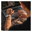 Forcell Armor hátlap tok, Apple iPhone 15, fekete