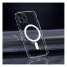 Magsafe szilikon tok Apple iPhone 15 Plus, átlátszó