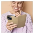 Dual Pocket Apple iPhone 15 Pro flip tok, arany