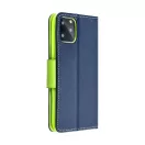 Fancy Apple iPhone 15 Plus flip tok, kék/lime