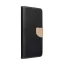 Fancy Apple iPhone 15 Pro flip tok, fekete/arany