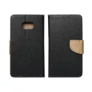 Fancy Apple iPhone 15 Pro flip tok, fekete/arany