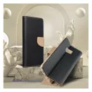 Fancy Apple iPhone 15 Pro Max flip tok, fekete/arany