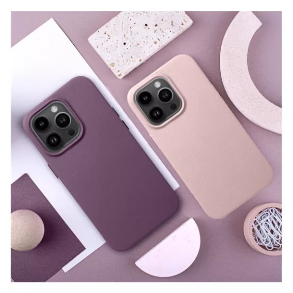 Magsafe műbőr tok Apple iPhone 15 Pro , lila