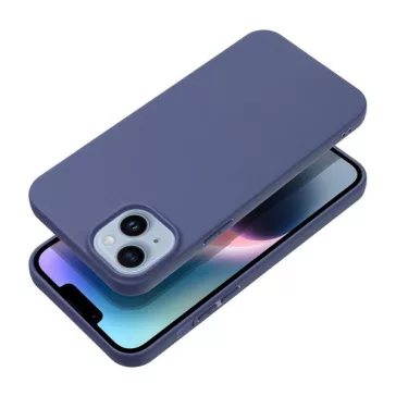 Matt Apple iPhone 15 Pro szilikon tok, kék