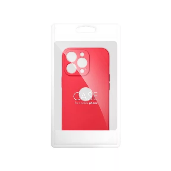 Forcell Soft Apple iPhone 15 Pro Max szilikon tok, piros