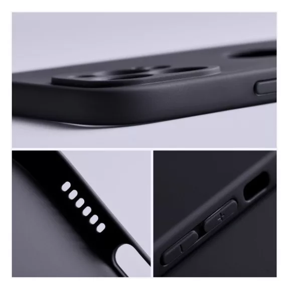 Forcell Soft Apple iPhone 15 Pro Max szilikon tok, fekete