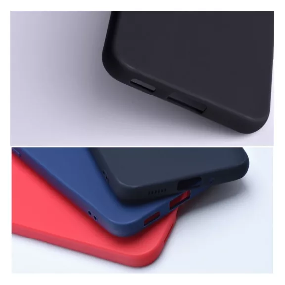 Forcell Soft Apple iPhone 15 Plus szilikon tok, fekete