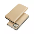 Magnet Apple iPhone 15 Pro mágneses flip tok, arany