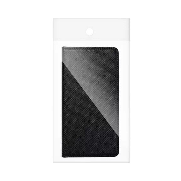 Magnet Apple iPhone 15 Pro mágneses flip tok, fekete