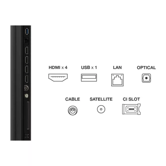 TCL 75C7K QD-Miniled 144Hz Google Smart Televízió