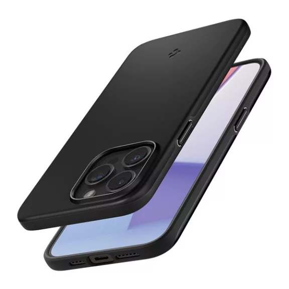 Spigen Thin Fit Apple iPhone 15 Pro Max tok, fekete