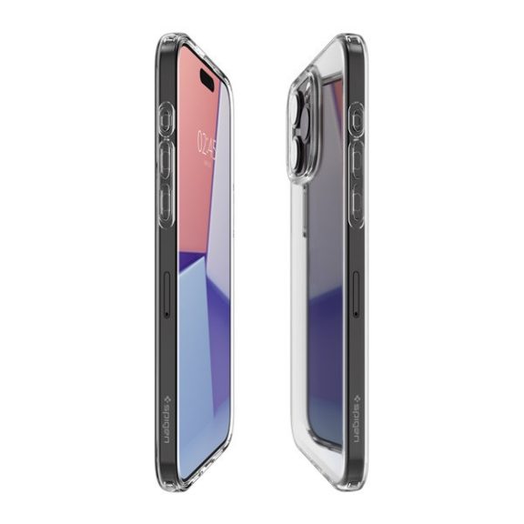 Spigen Liquid Crystal Apple iPhone 15 Pro Max tok, Crystal Clear, átlátszó