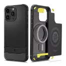 Spigen Rugged Armor MagFit Apple iPhone 15 Pro Max tok, MagSafe, Matte Black, fekete