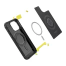 Spigen Rugged Armor MagFit Apple iPhone 15 Pro Max tok, MagSafe, Matte Black, fekete