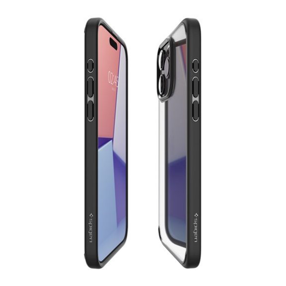 Spigen Ultra Hybrid Apple iPhone 15 Pro Max tok, Matte Black, fekete