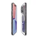 Spigen Ultra Hybrid MagFit Apple iPhone 15 Pro Max tok, MagSafe, fehér