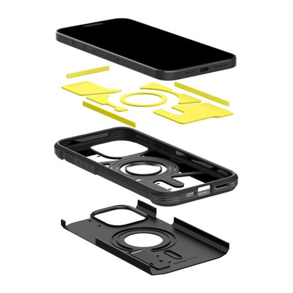 Spigen Tough Armor MagFit Apple iPhone 15 Pro Max tok, MagSafe, fekete