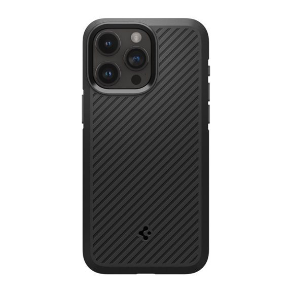 Spigen Core Armor Apple iPhone 15 Pro Max tok, Matte Black, fekete