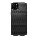 Spigen Liquid Air Apple iPhone 15 Plus tok, Matte Black, fekete