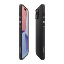 Spigen Liquid Air Apple iPhone 15 Plus tok, Matte Black, fekete