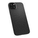 Spigen Liquid Air Apple iPhone 15 Plus tok, Matte Black, fekete