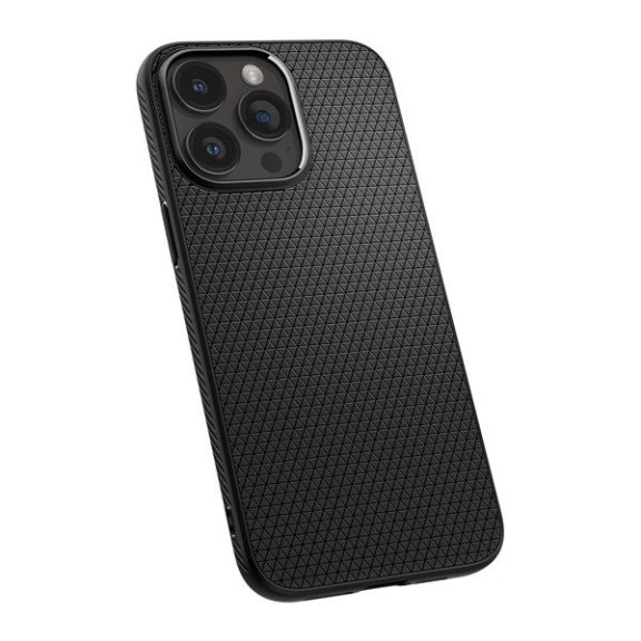 Spigen Liquid Air Apple iPhone 15 Pro tok, Matte Black, fekete