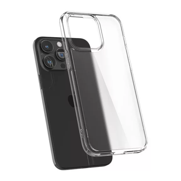 Spigen Ultra Hybrid Apple iPhone 15 Pro tok, Frost Clear, átlátszó