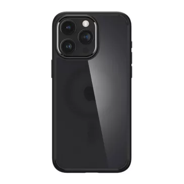   Spigen Ultra Hybrid MagFit Apple iPhone 15 Pro tok, MagSafe, Matte Black, fekete