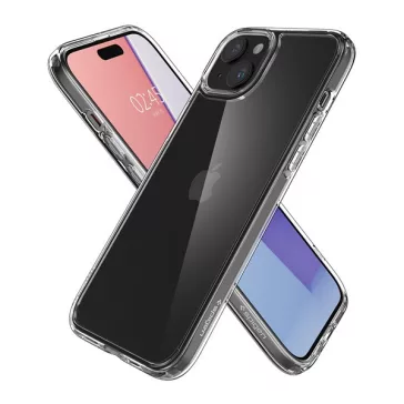   Spigen Ultra Hybrid Apple iPhone 15 tok, Crystal Clear, átlátszó
