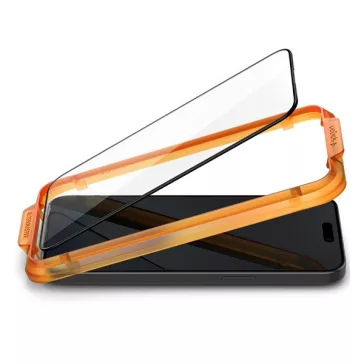   Spigen AlignMaster Glas.tR Apple iPhone 15 Pro Tempered kijelzővédő fólia (2db)