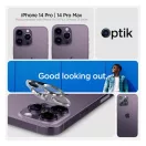 Spigen Glas.tR Optik Apple 16 Pro / 16 Pro Max / 15 Pro / 15 Pro Max / 14 Pro / 14 Pro Max Tempered kameravédő fólia (2db)