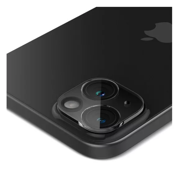 Spigen Glas.tR Optik Apple iPhone 15 / 14 / 15 Plus / 14 Plus Tempered kameravédő fólia, átlátszó (2db)