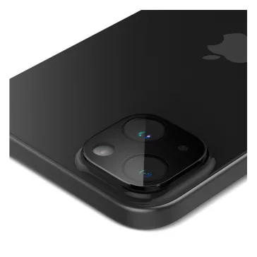   Spigen Glas.tR Optik Apple iPhone 15 / 14 / 15 Plus / 14 Plus Tempered kameravédő fólia, fekete (2db)