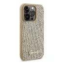 Guess Disco Metal Script Apple iPhone 15 Pro hátlap tok, arany