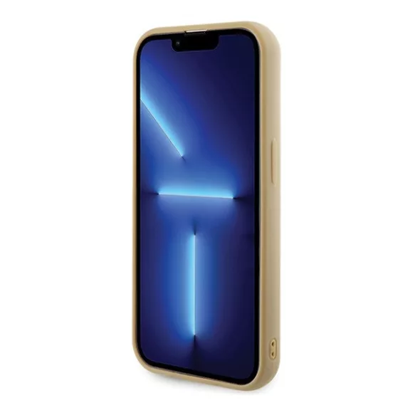 Guess Disco Metal Script Apple iPhone 15 Pro hátlap tok, arany