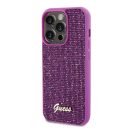 Guess Disco Metal Script Apple iPhone 15 Pro hátlap tok, fuksia