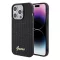Guess Disco Metal Script Apple iPhone 15 Pro hátlap tok, fekete