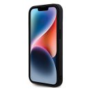 Guess Rhinestone Metal Logo Apple iPhone 15 hátlap tok, lila