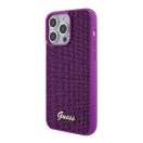 Guess Disco Metal Script Apple iPhone 15 Pro Max hátlap tok, fuksia