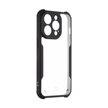   Tactical Quantum Stealth Apple iPhone 15 Pro tok, fekete/átlátszó