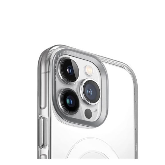 Uniq Calio Apple iPhone 15 Pro Magsafe szilikon tok, átlátszó