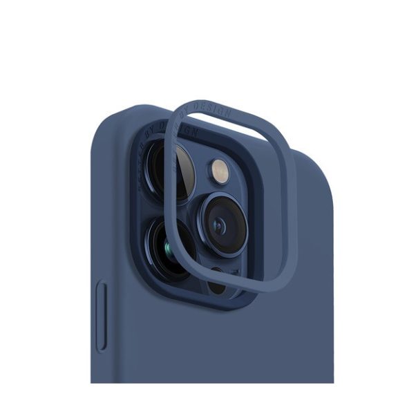 Uniq Lino Hue Apple iPhone 15 Pro Max Magsafe Szilikon tok, kék