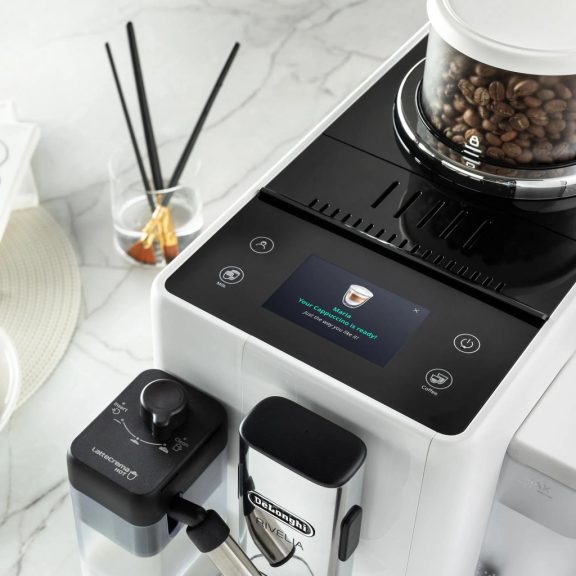 Delonghi EXAM440.55.W Rivelia Arctic White  Automata kávéfőző