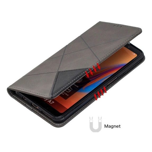 Sony Xperia 8, oldalra nyíló tok, szürke