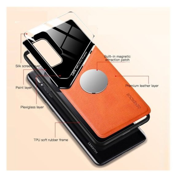 Apple iPhone 6 Plus / 6S Plus, szilikon tok, narancssárga