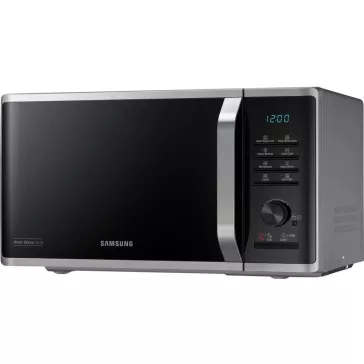 Samsung MG23K3575AS/EO Szabadonálló grill mikrohullámú sütő Heat Wave grillrendszerrel 23 L, ezüst