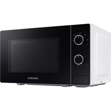 Samsung MS20A3010AH/EO Szabadonálló solo mikrohullámú sütő Üvegborítású ajtóval 20 L, fehér