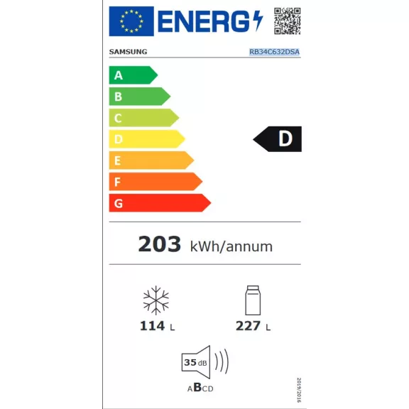 Samsung RB34C632DSA/EF Alulfagyasztós hűtőszekrény Samsung RB34C632DSA/EF Alulfagyasztós hűtőszekrény